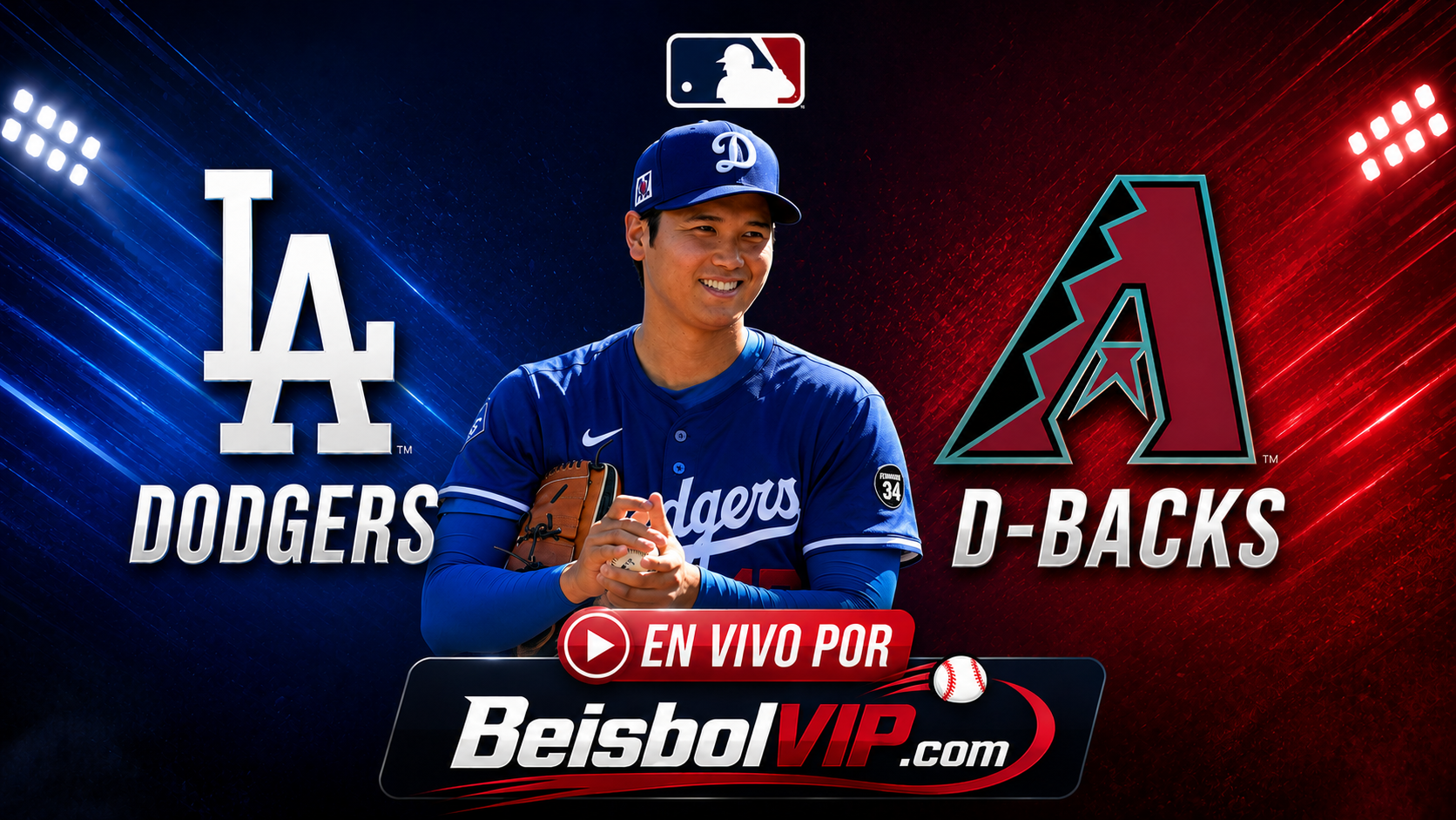 Canal 1 GRATIS - Dodgers vs Dbacks | 03-06-2026 |  7:40 PM CDMX